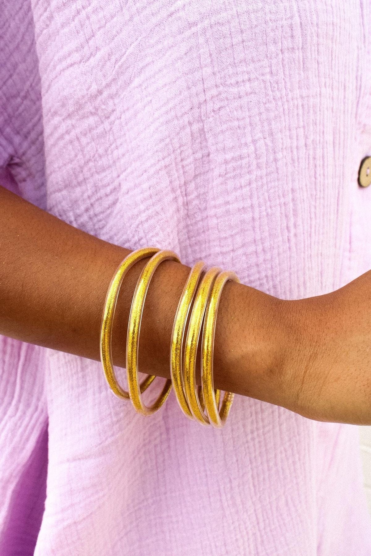 Gold Bangle Set