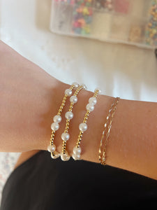 6mm Pearl Beaded Bracelet