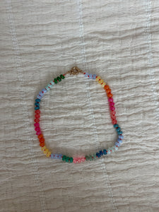 Rainbow Beaded Necklace