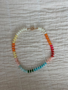 Rainbow Beaded Necklace