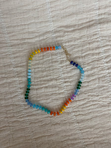 Rainbow Beaded Necklace