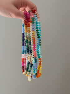 Rainbow Beaded Necklace