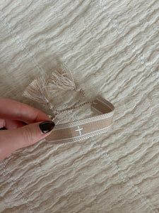 Woven Cross Bracelet