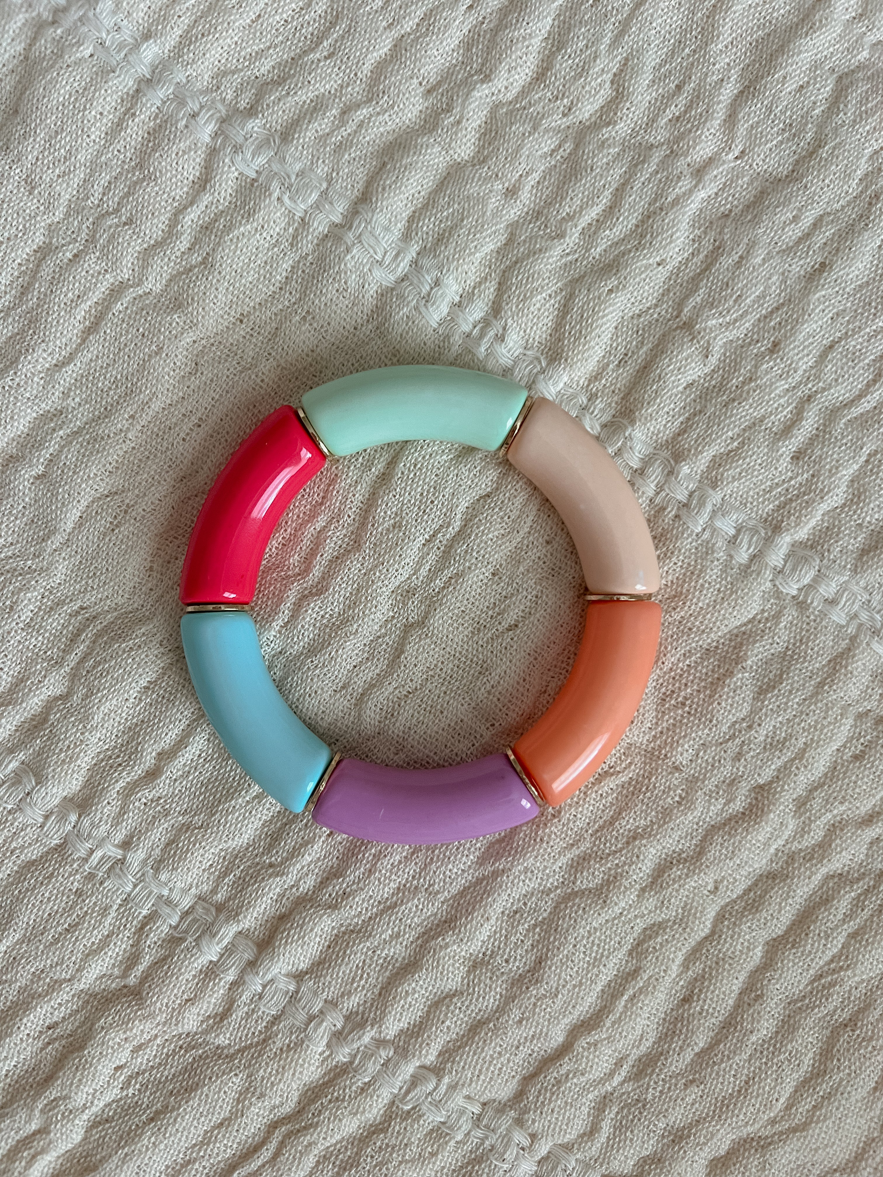 Rainbow Tube Bracelet