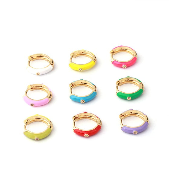 Rainbow Mini Hoops