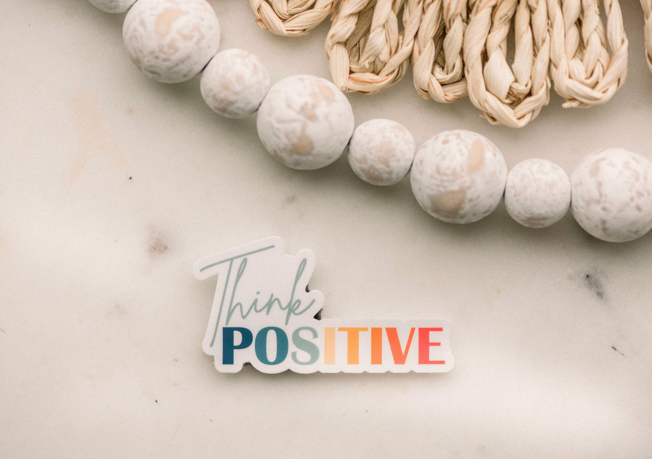 Think Positive Sticker