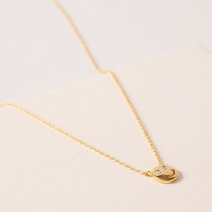 Gold Smiley Necklace